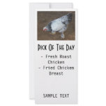 Pecking Chicken rack cards