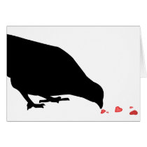 pecking order. greeting card