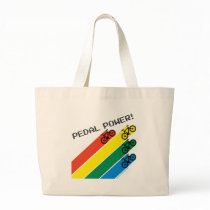 Pedal Power! Tote Bags