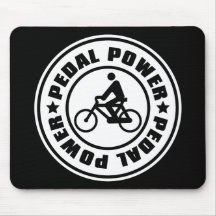 PEDAL_POWER MOUSE PADS