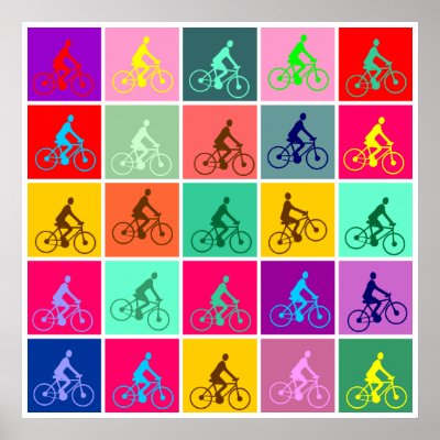 Pedalling Pop Posters by artberry