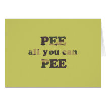 Pee all you can pee baby t-shirt