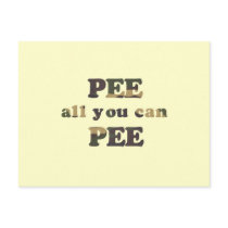 Pee all you can pee baby t-shirt