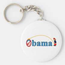 Pee on Obama Key Chain