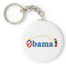 Pee on Obama Key Chain