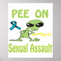 Pee On Sexual Assault Poster