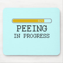 Peeing in progress baby t-shirt mouse mats