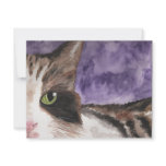 Peek a boo Calico Kitty Cat invitations