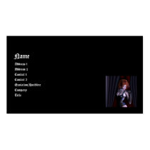 Peek A Boo Gothic Fantasy Business Cards