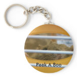 Peek A Boo Hamster keychains