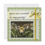 Peek-a-boo invitations