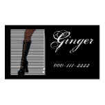Peek-a-Boo Sexy Leg Business Card business cards