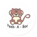 Peek- A - Boo stickers