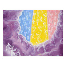 Peek Into Heaven Custom Invitations