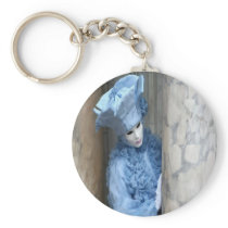 Peeking around Columns Keychain