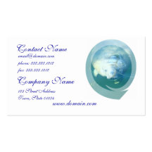 Peeking Manatee Business Cards