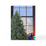 Peeking thru the window greeting card