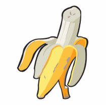peeled banana photo cut outs