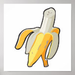 peeled banana posters