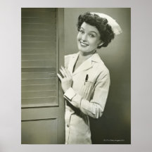 Peeping Nurse Posters