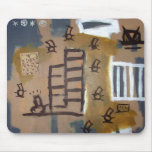 Peeps: Urban Alien Graffiti Art Mouse Pad