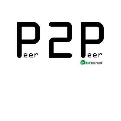 Peer 2 Peer T-shirts by BitTorrent