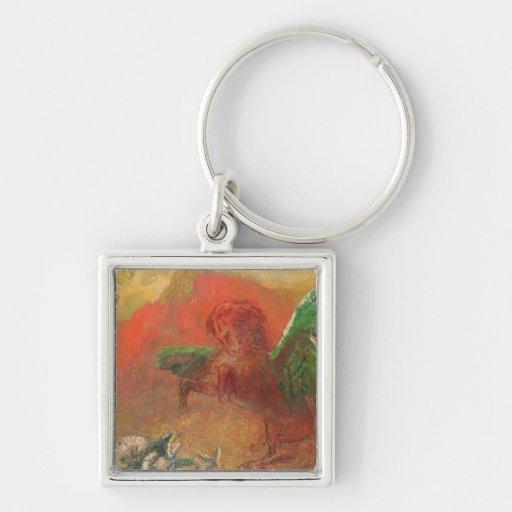 Pegasus Triumphant Keychain