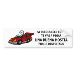 Pegatina de coche - si puedes leer esto... bumper stickers