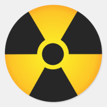 Pegatina "Nuclear" 01 Round Stickers