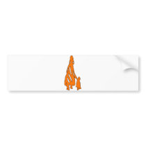 Peileppe Tribal Art Woman w Child Silhouette comic