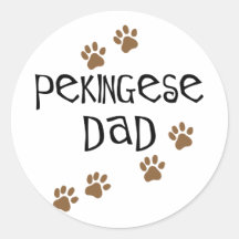 Pekingese Dad Stickers