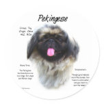 Pekingese History Design stickers
