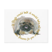 Pekingese Wit - If Dogs Could Talk