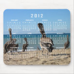 Pelican Beach Bums; 2012 Calendar Mouse Pad
