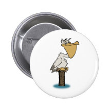 Pelican - Bird Rescue Pinback Button