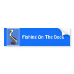 Pelican on a Piling bumper stickers