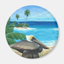 Pelican POINT Fridge Magnets