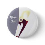 Pelican Portrait Button