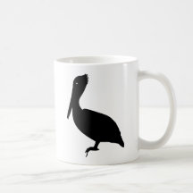 Pelican Silhouette Mugs