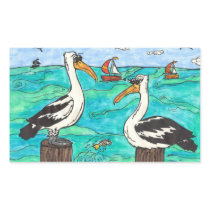 Pelicans stickers