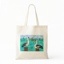 Pelicans tote bag