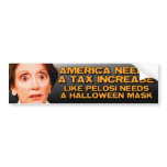 Pelosi Halloween Bumper Sticker bumper stickers