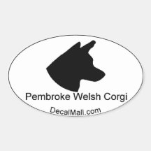 Pembroke Welsh Corgi Dog Auto Window Decal Sticker