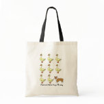 Pembroke Welsh Corgi Herding Ducks Canvas Bags