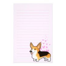 Pembroke Welsh Corgi Love Stationery