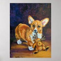 Pembroke Welsh Corgi Poster Print