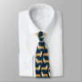 Pembroke Welsh Corgis Dog Pattern on Blue Ties