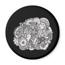 Pen and Ink Drawing Refrigerator Magnet