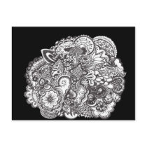 Pen and Ink Drawing Post Card