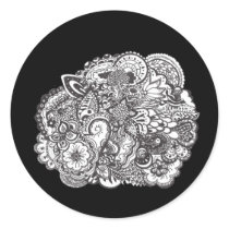 Pen and Ink Drawing Stickers
